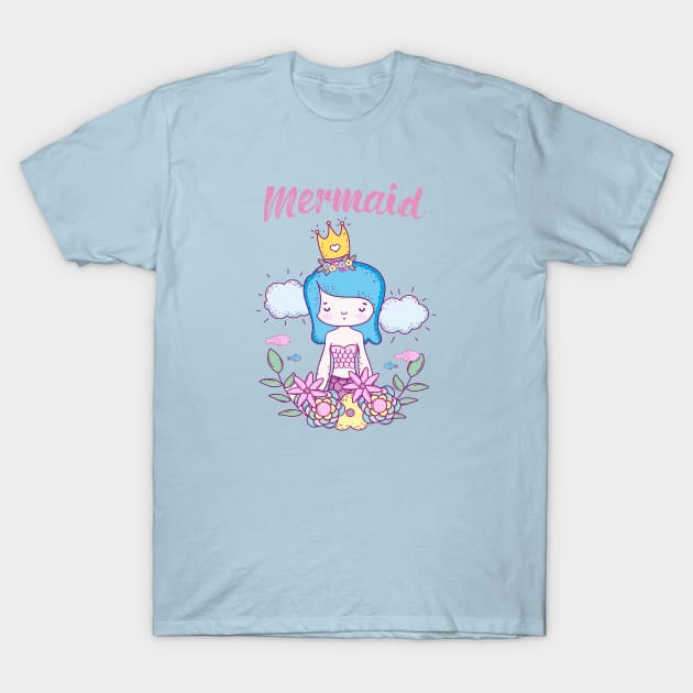 Mermaid Princess Lover T-Shirt by JeffDesign